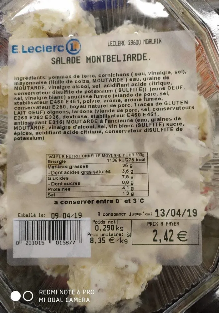 Salade Montbeliarde