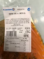 Saumon fumé à l'aneth