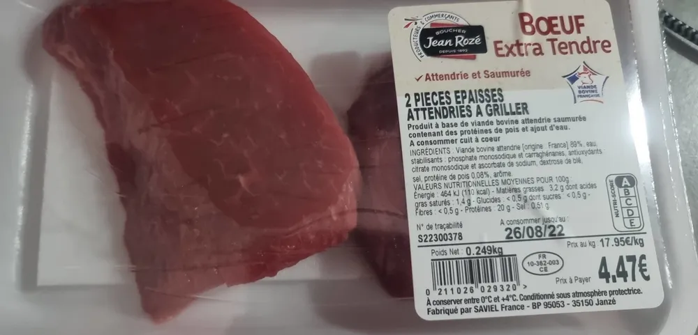 Boeuf extra tendre