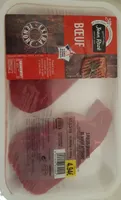 2 pièces épaisses de boeuf attendri