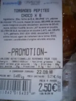 Torsades pépites chocolat