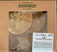 Vegan chocolate chip cookies