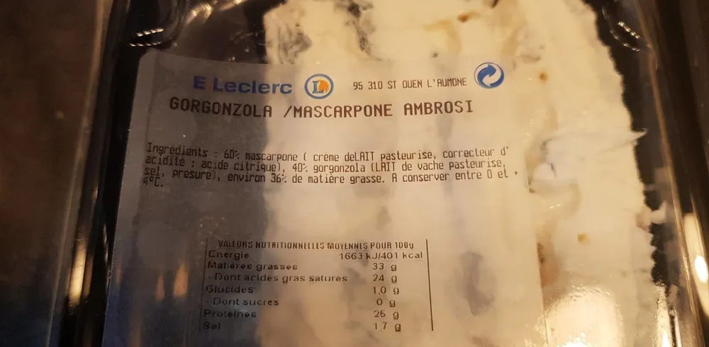 Gorgonzola / Mascarpone Ambrosi
