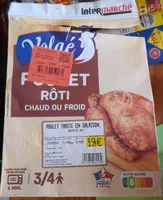 Poulet roti traite en salaison