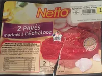 Pavés marinés à l'echalote