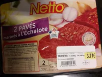 2 pavés à l'échalote
