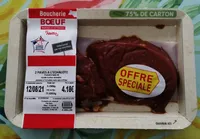 Pavés de boeuf à l'échalote
