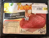2 pavés marinésaux poivres