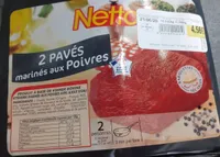 2 pavés marinés aux poivres