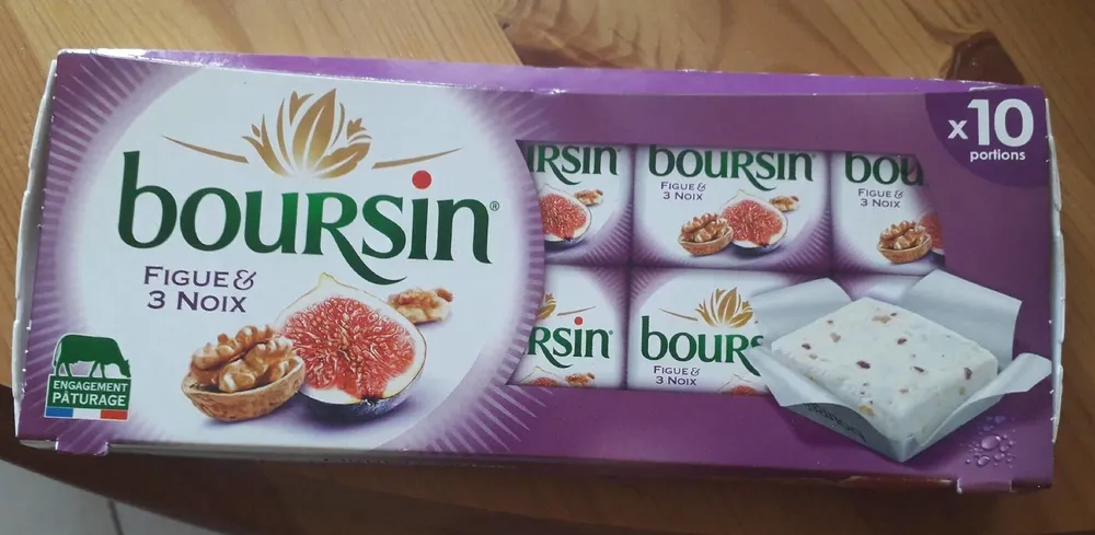 Boursin Figue et 3 Noix