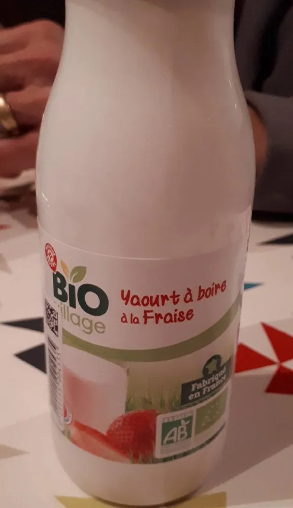 Yaourt a boire a la fraise