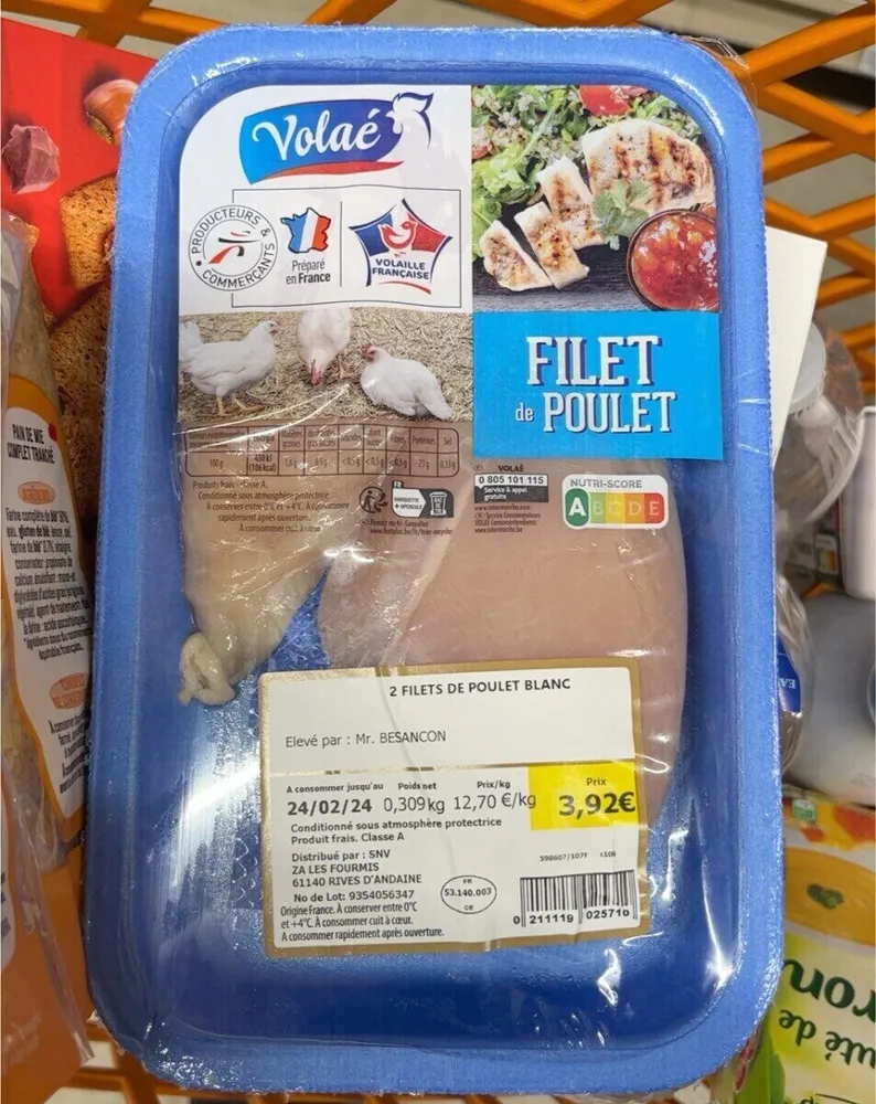Filet de poulet