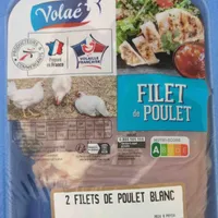 Filets de poulet blanc