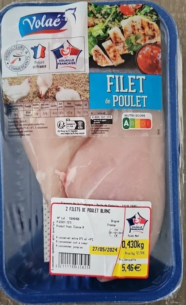 Filet de poulet