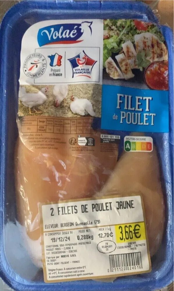 Filet de poulet