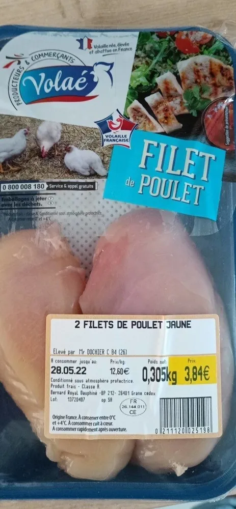 Filet de poulet