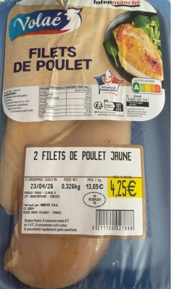 Filet de poulet