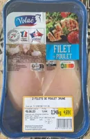 2 Filets de poulet jaune