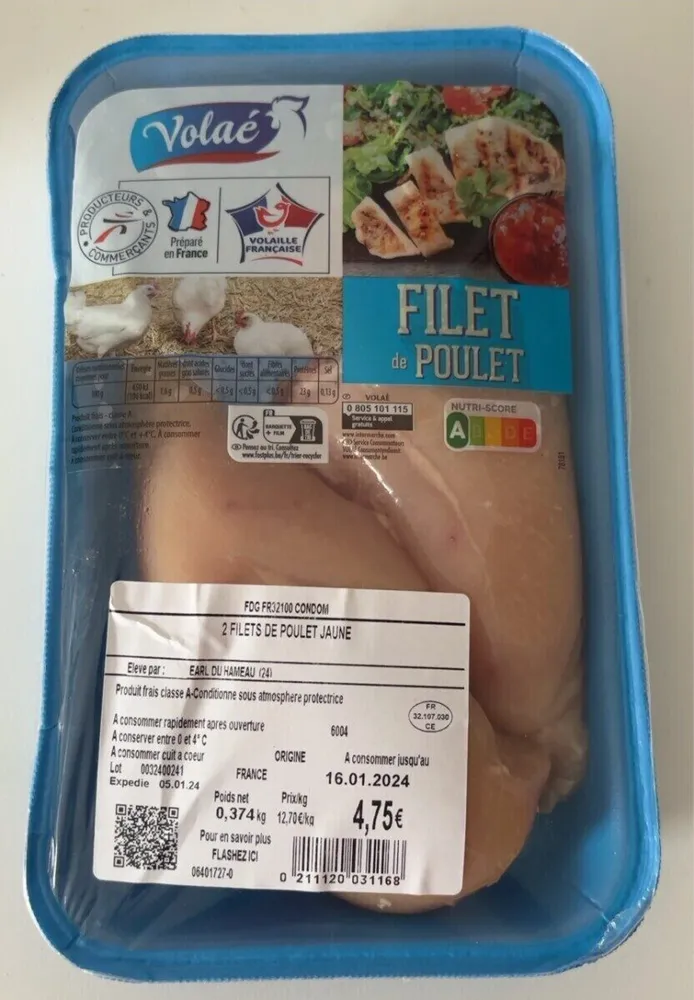 Filet de poulet