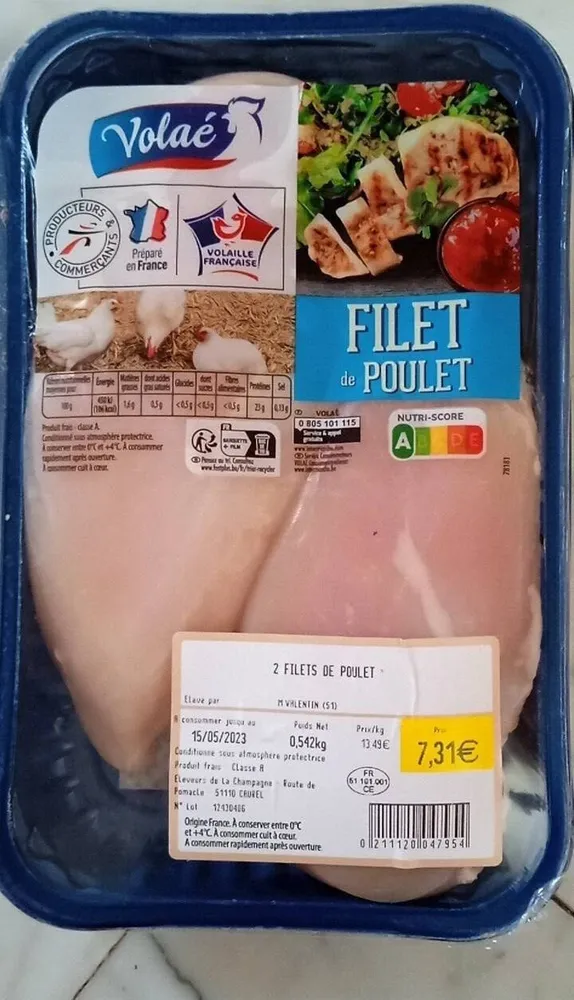 Filet de poulet