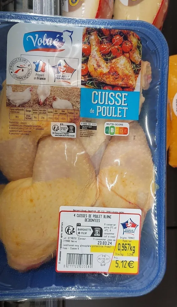 4 Cuisses de Poulet