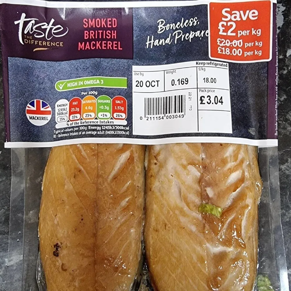 Smoked British Mackrel