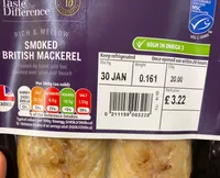Smoked british mackerel