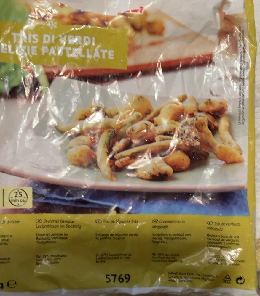 Tris di verdi delizie pastellate