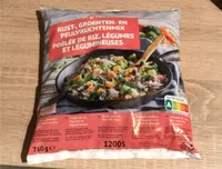 Poêlée de riz, légumes et légumineuses