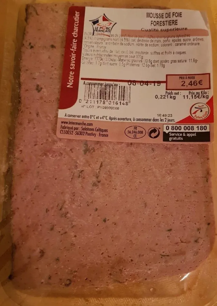 Mousse de foie forestiere