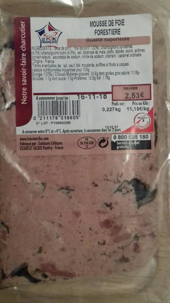 Mousse de foie forestière