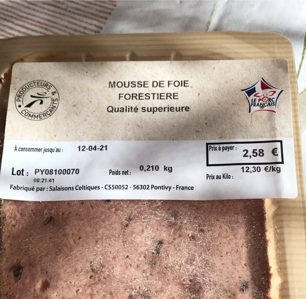 Mousse de foie forestière
