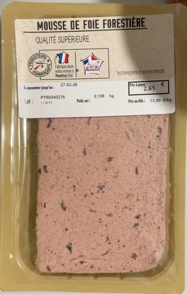 Mousse de foie forestière