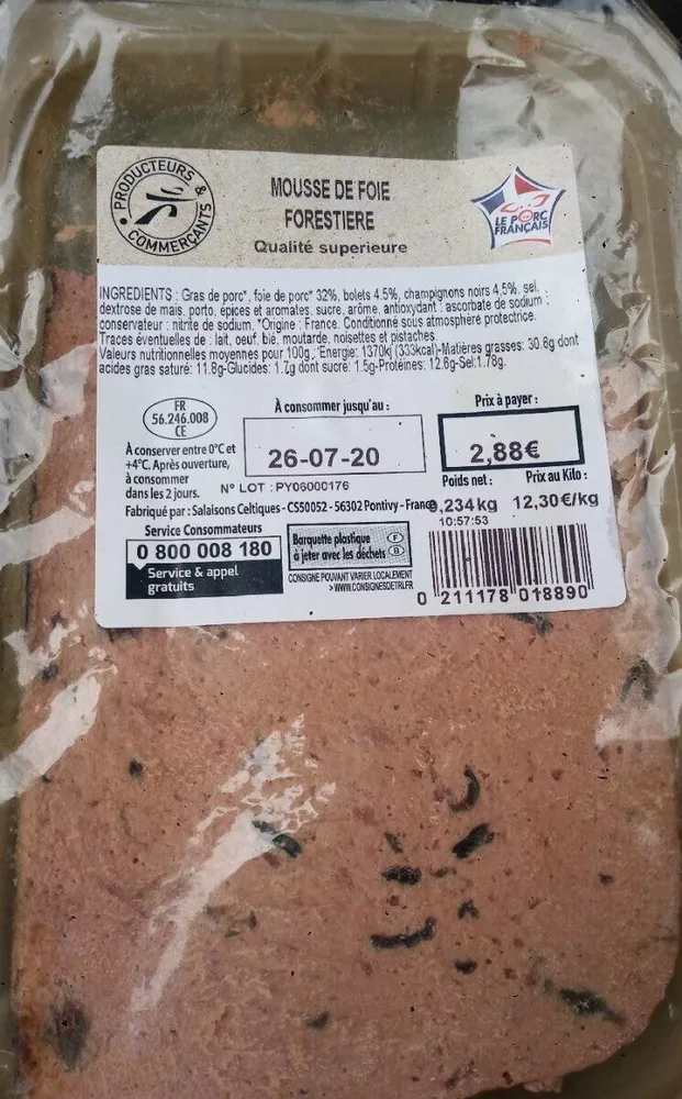 Mousse de foie forestière