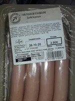 Saucisses de Strasbourg intermarché