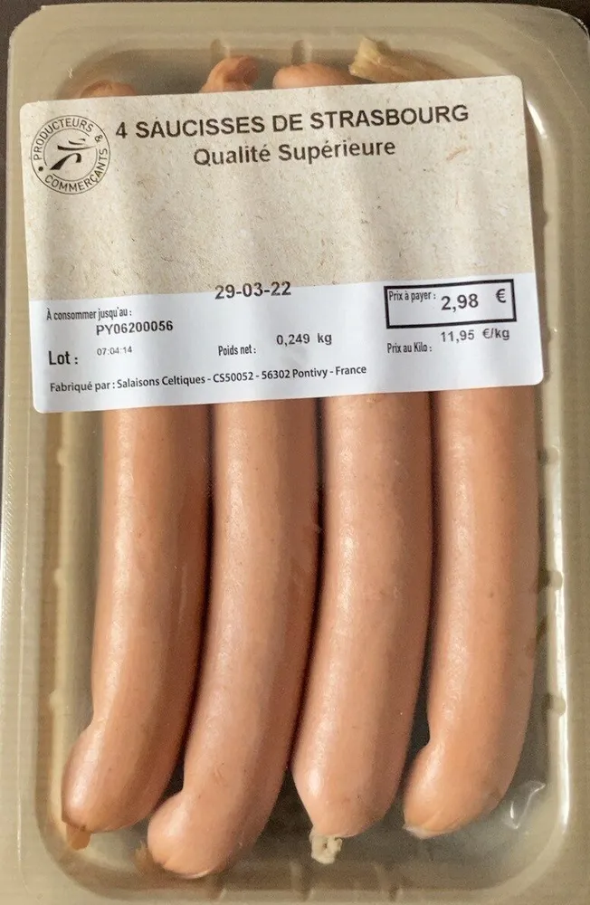 Saucisses de strasbourg