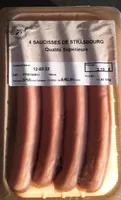 4 saucisses de Strasbourg qualité superieure