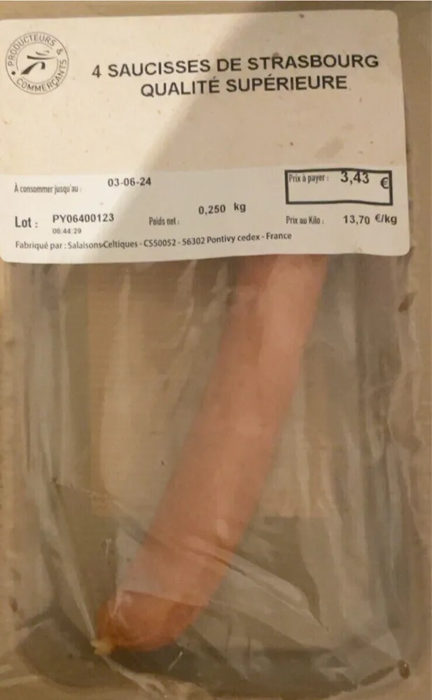 Saucisse de Strasbourg