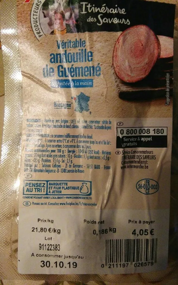 Véritable andouille de Guémené