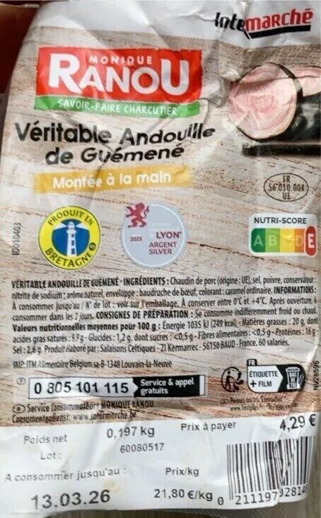 Véritable Andouille de Guémené