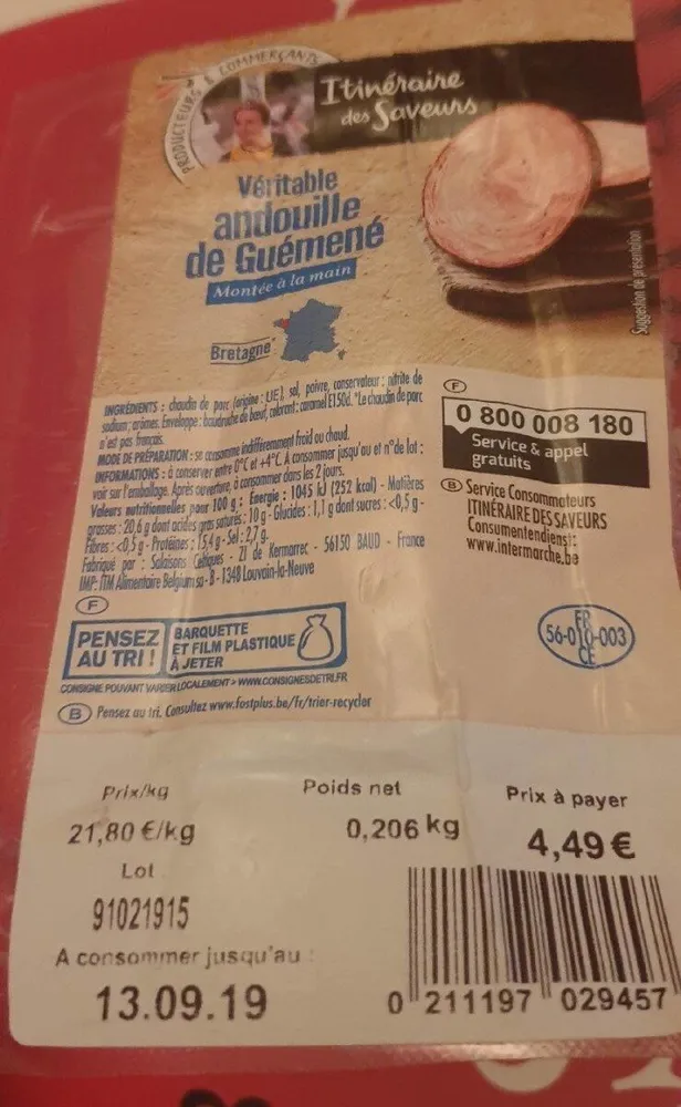 Véritable andouille de Guémené