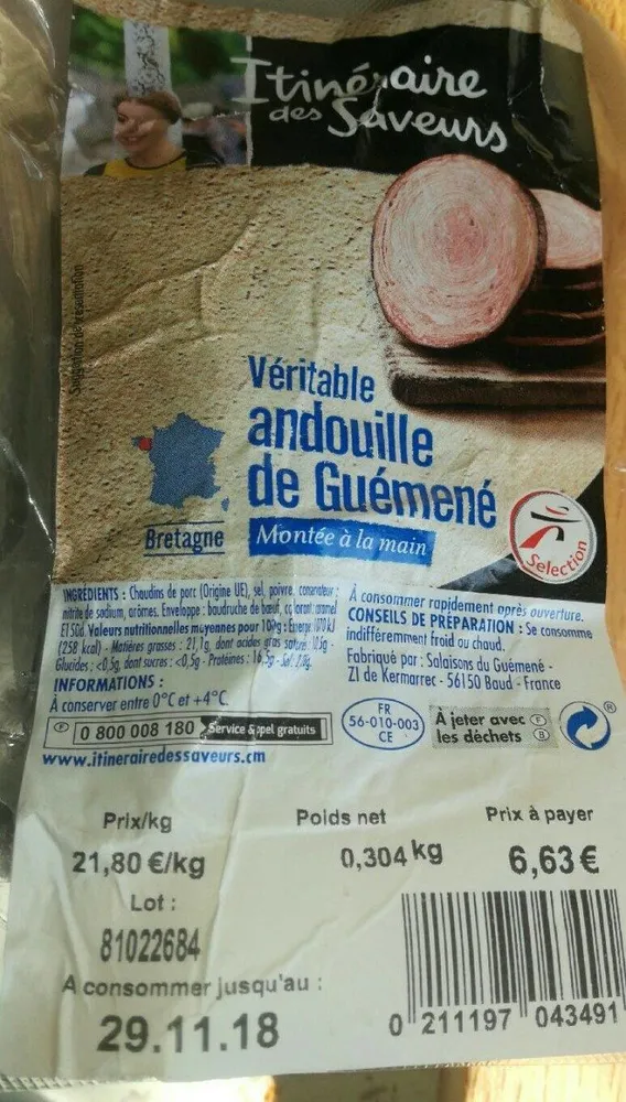 Véritable andouille de Guémené