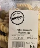 Rotini Mozzarella Medley Salad