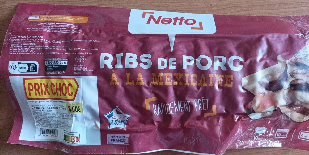 ribs porc