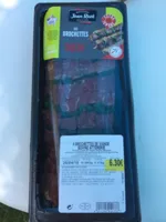 4 Brochettes de viande bovine attendrie