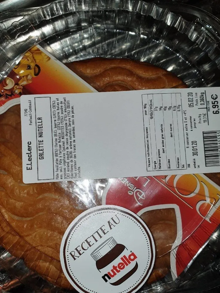 Galette Nutella