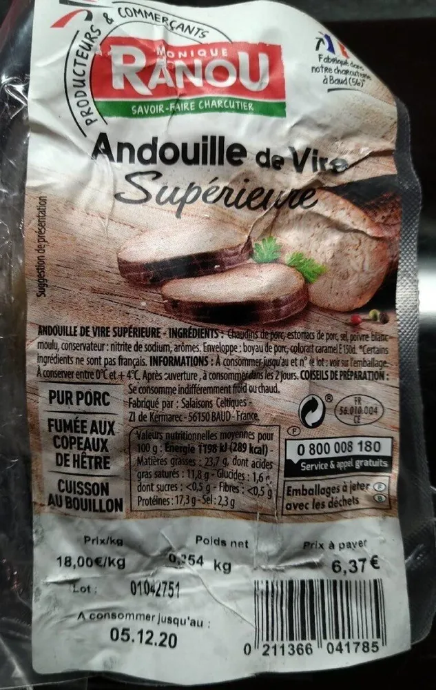 Andouille de vire superieur