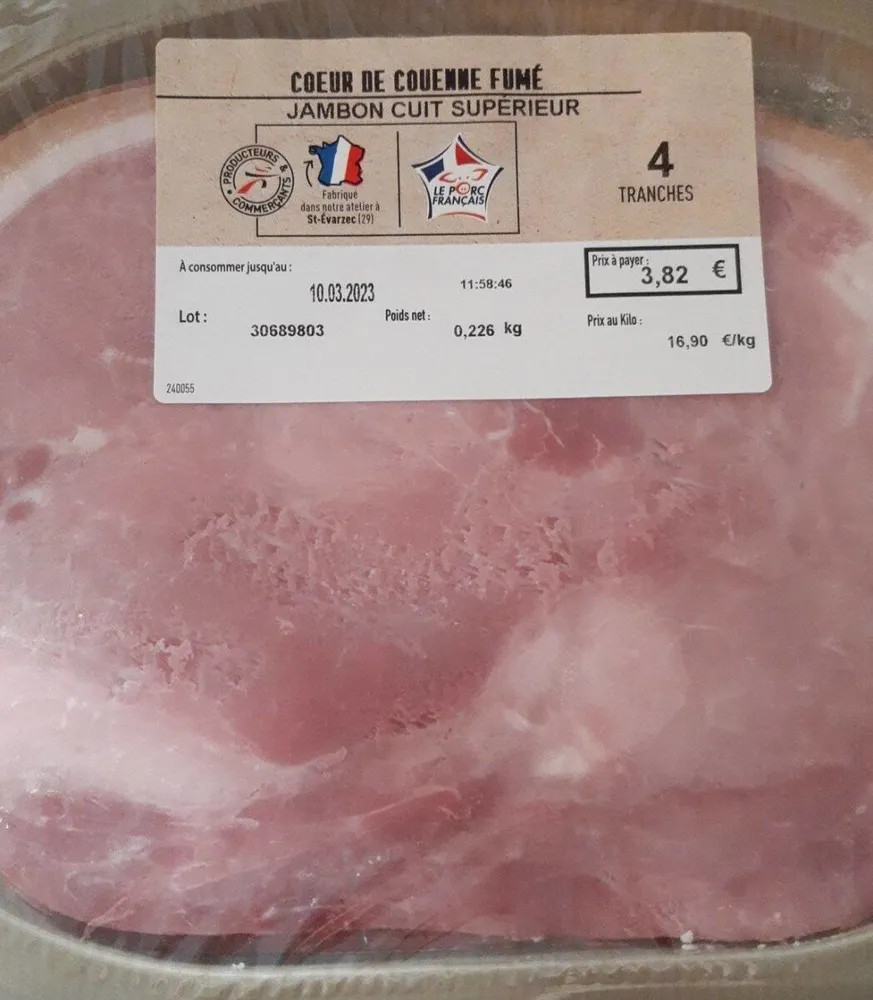 Cœur de couenne fumé