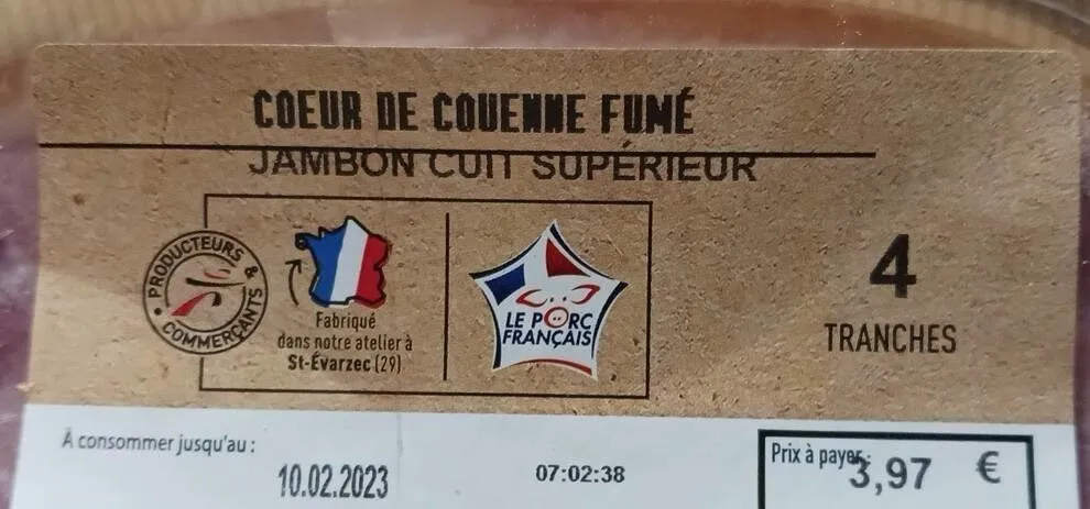 Cœur de couenne fumé