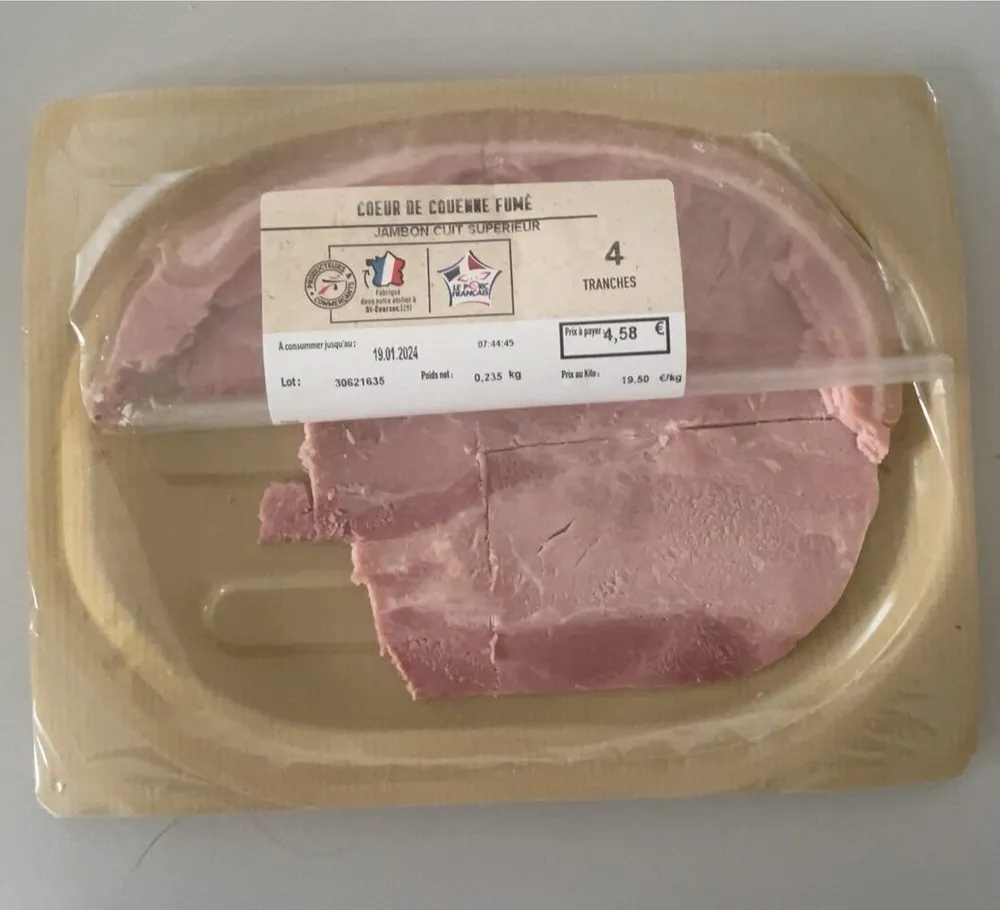 Jambon cuit superieur